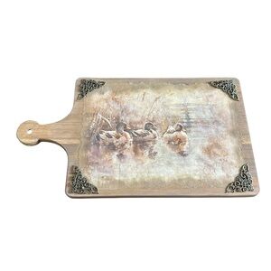 Handcrafted Decorative Cutting Board with Duck Design